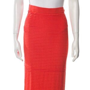Altuzarra Orange Midi Skirt Size XS